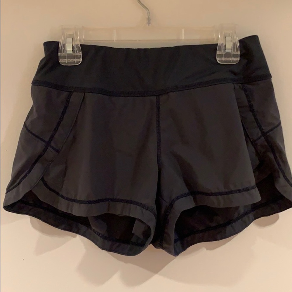 Grey Athleta athletic shorts